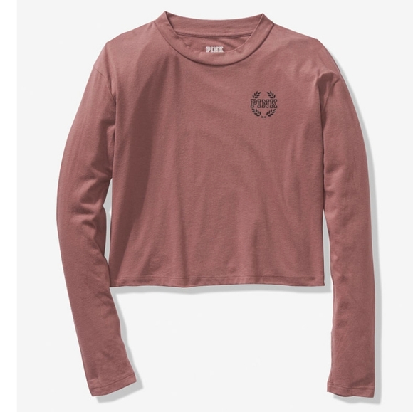 PINK VICTORIA'S SECRET CROP TOP SIZE L - Picture 2 of 4